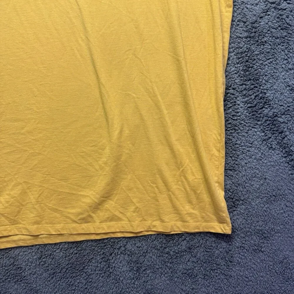 The Foundry Supply Co Mens Yellow 4XLT Big Tall Short Sleeve T-Shirt